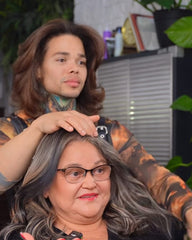 🔥 HAIR SHOW LOS ANGELES CA, 2026 – DIFUMINACIÓN DE CANAS BY ORESTE DÍAZ 📍AZAR EVENT CENTER