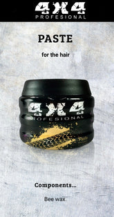 4x4 Pasta Para Cabello 4x4 Mate 200ml Cera Gel