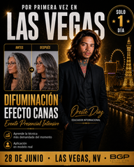 🔥 HAIR SHOW LAS VEGAS 2026 – DIFUMINACIÓN DE CANAS BY ORESTE DÍAZ 📍BOULEVARD MALL