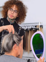 🔥 HAIR SHOW LAS VEGAS 2026 – DIFUMINACIÓN DE CANAS BY ORESTE DÍAZ 📍BOULEVARD MALL