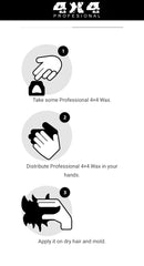 4x4 Profesional Cera Para Cabello Moldeado Fijación 200gr