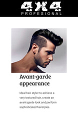 4x4 Profesional Cera Para Cabello Moldeado Fijación 200gr